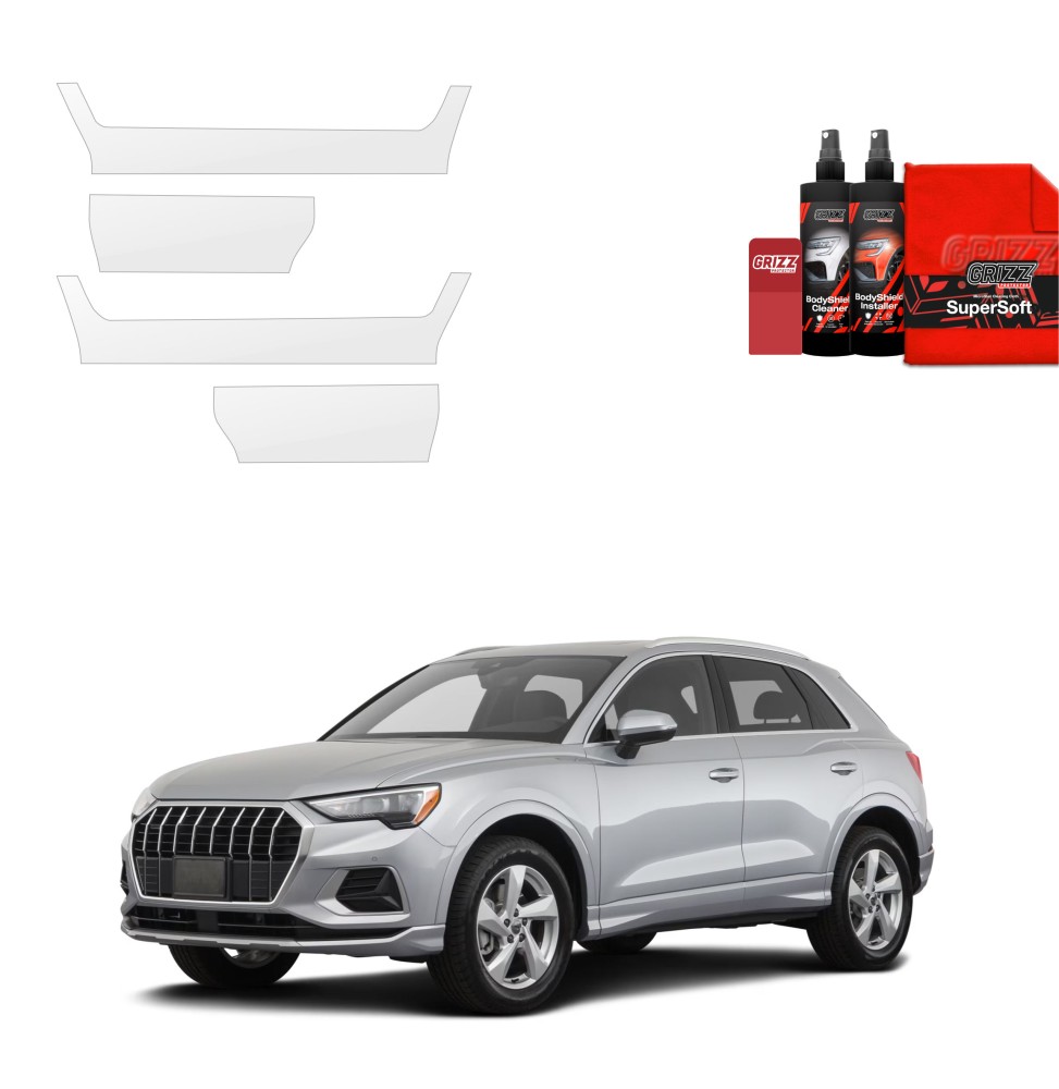 4w1 Folia ochronna na progi do Audi Q3 Sportback (2018-2025)