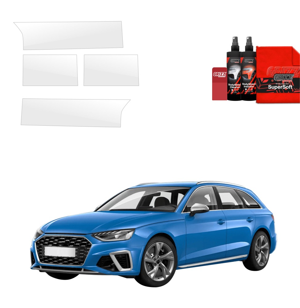4w1 Folia ochronna na progi do Audi A4 Avant (2019-2024)