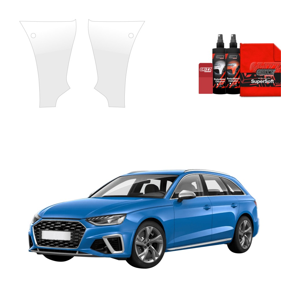 2w1 Folia ochronna na bok zderzaka do Audi A4 Avant (2019-2024)