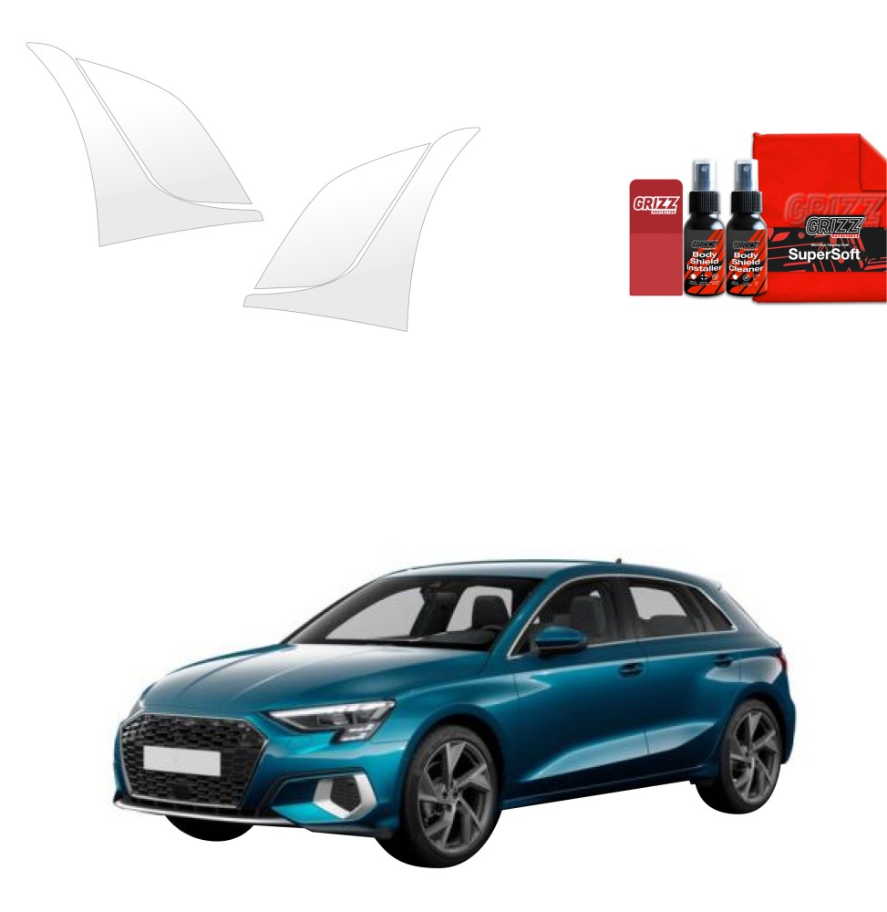 4w1 Folia ochronna na nadkola do Audi A3 8Y Sportback (2020-2023)