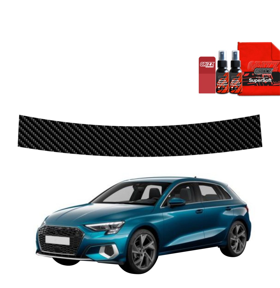 Folia karbonowa na próg bagażnika do Audi A3 8Y Sportback (2020-2023)