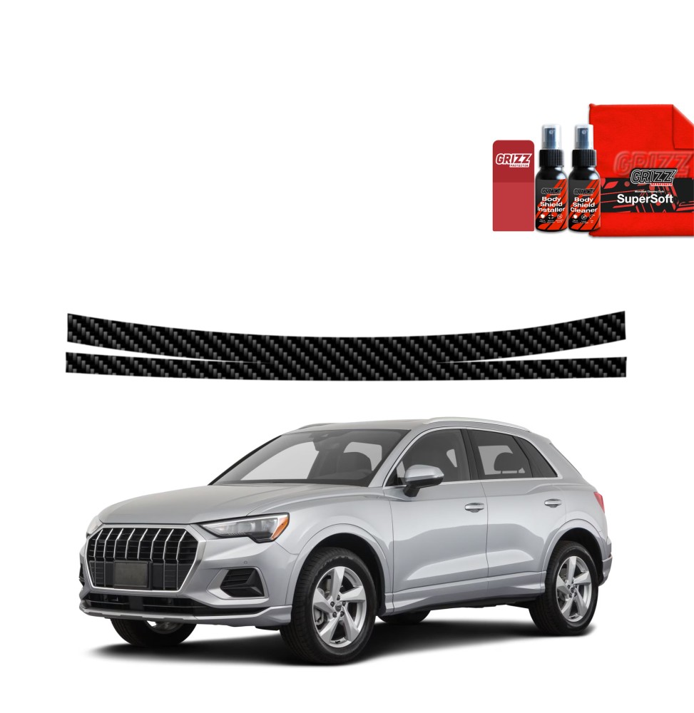 Folia karbonowa na próg bagażnika do Audi Q3 Sportback (2018-2025)