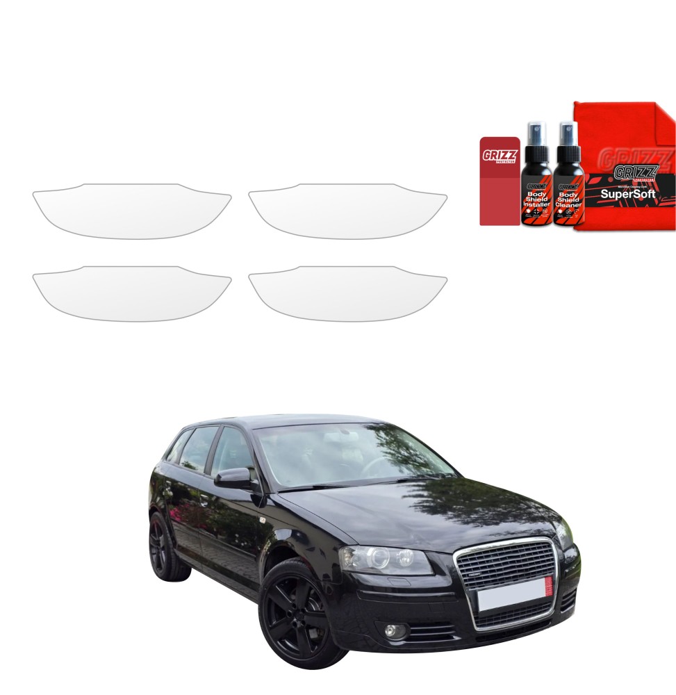 4w1 Folia ochronna pod klamki do Audi A3 8P Hatchback 5D (2003-2008)