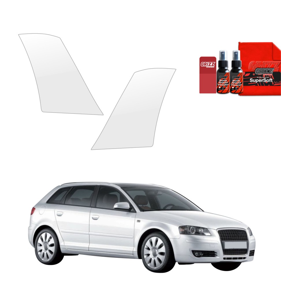 2w1 Folia ochronna na nadkola do Audi A3 8P Hatchback 5D (2008-2012)