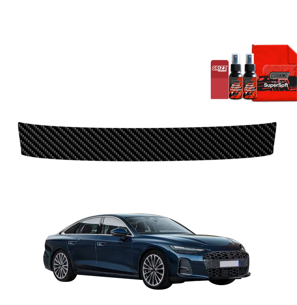 Folia karbonowa na próg bagażnika do Audi A6 Limousine (2025-2026)