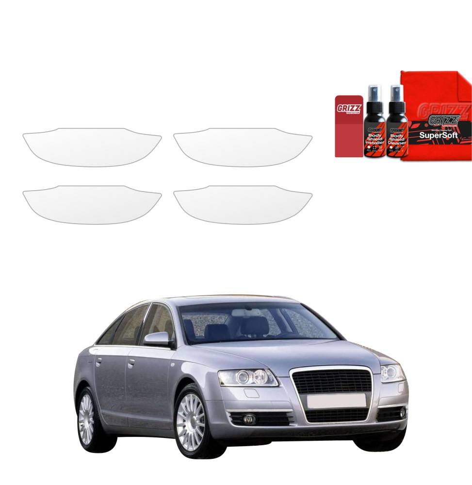4w1 Folia ochronna pod klamki do Audi A6 C6 Sedan 4D (2004-2008)