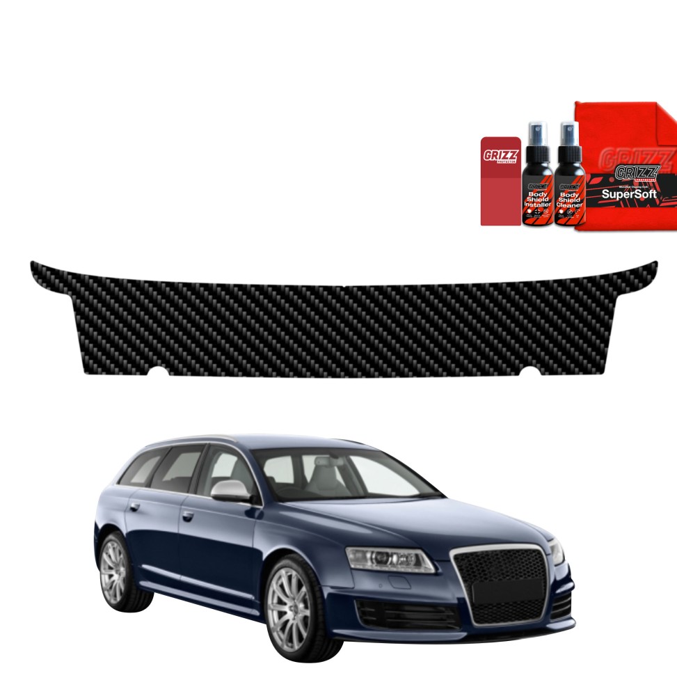Folia karbonowa na próg bagażnika do Audi A6 C6 Avant Facelifting (2008-2011)