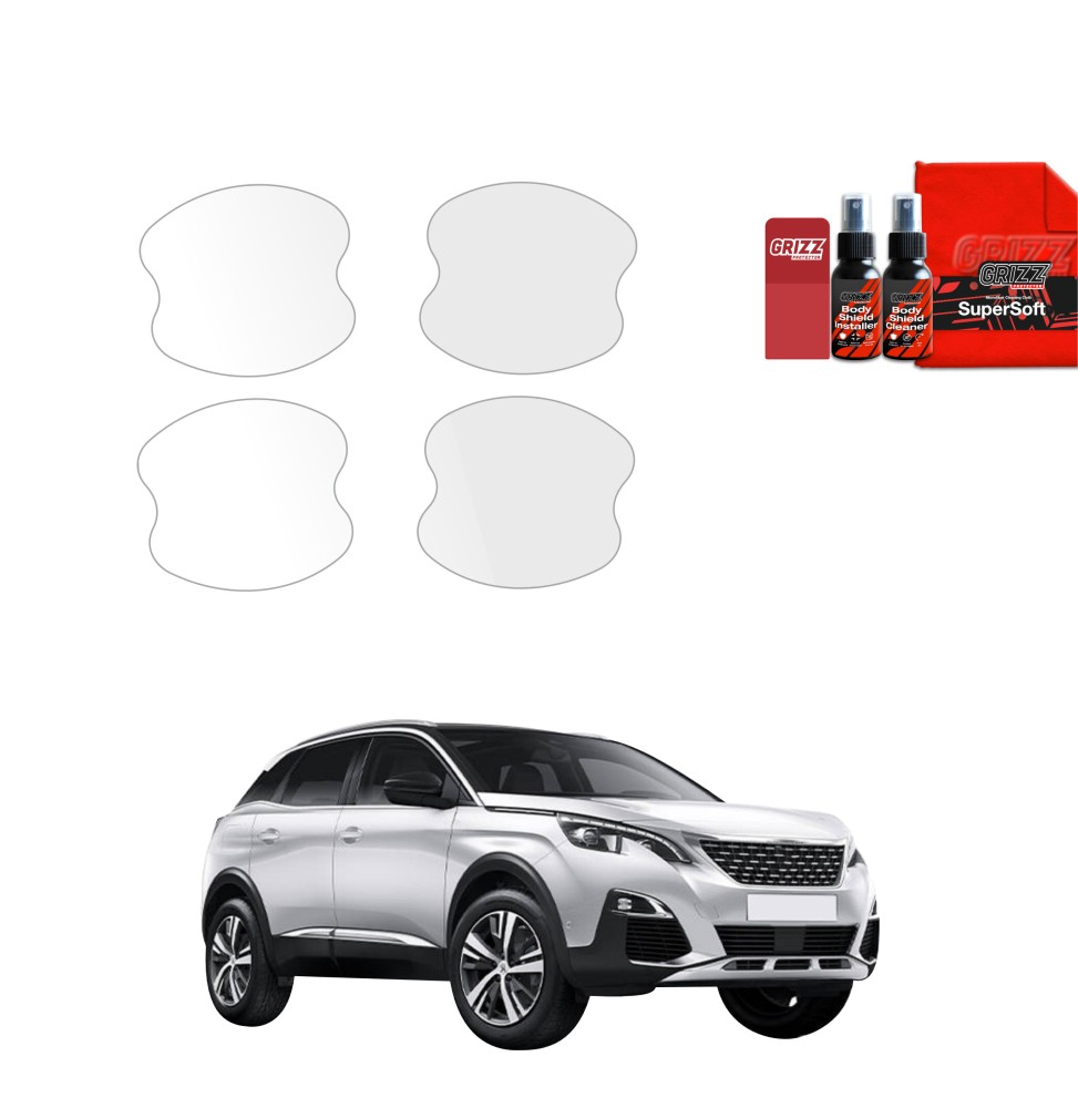4w1 Folia ochronna pod klamki do Peugeot 3008 (2016-2024)