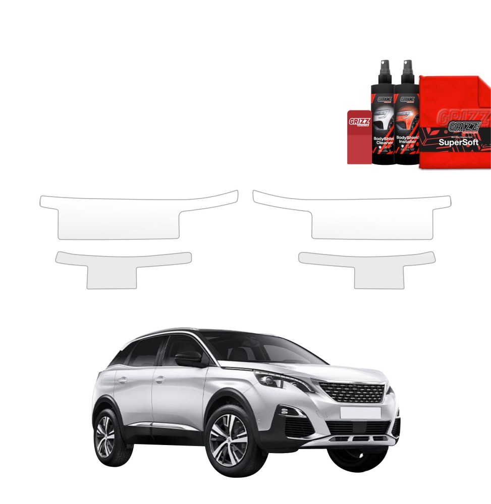 4w1 Folia ochronna na progi do Peugeot 3008 (2016-2024)