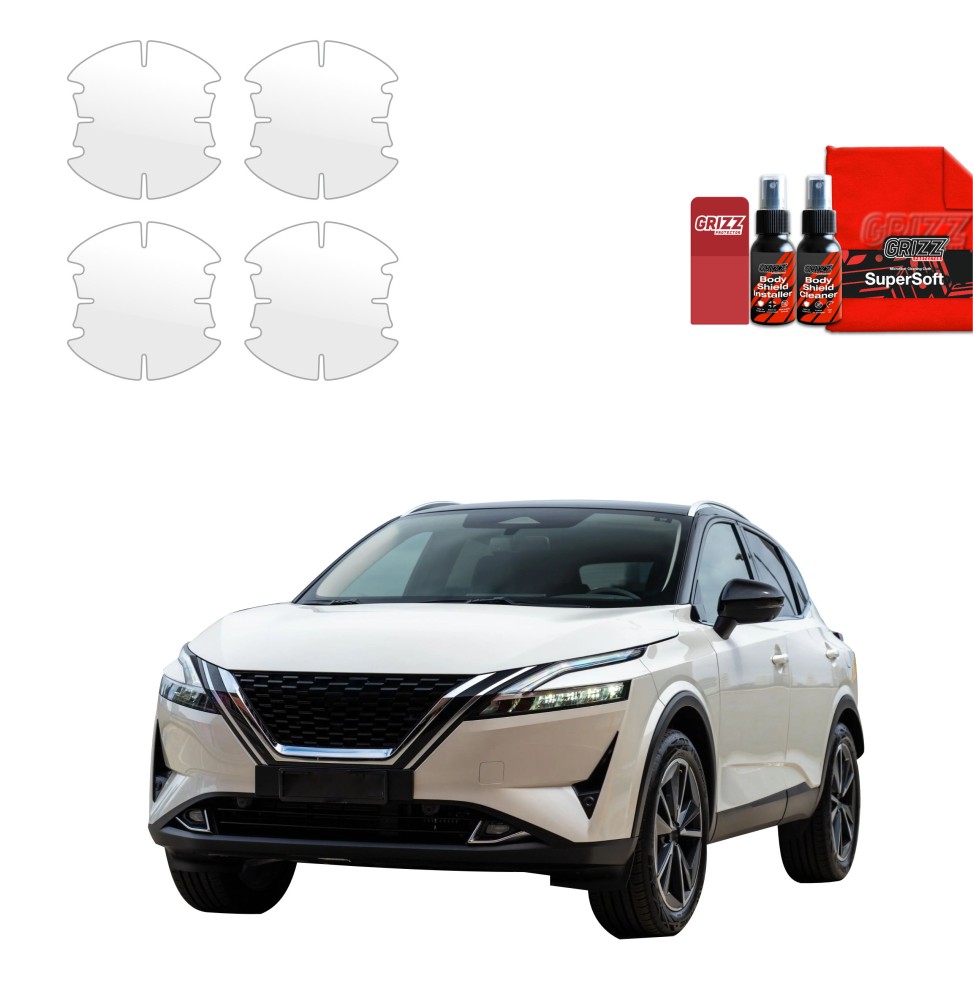 4w1 Folia ochronna pod klamki do Nissan Qashqai 3 (2021-2024)