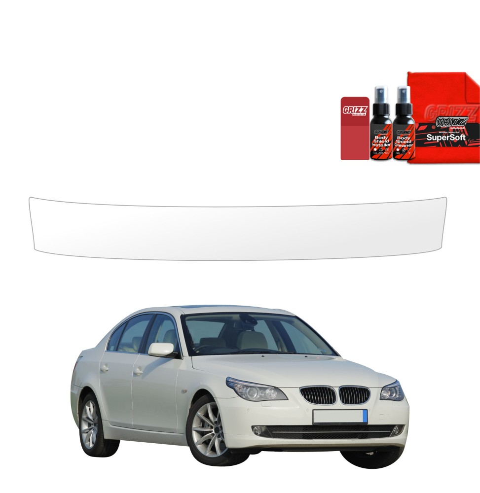 Folia ochronna na próg bagażnika do BMW 5 E60 Sedan 4D (2007-2010)