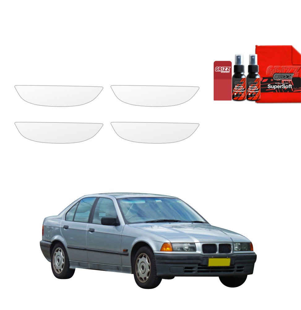 4w1 Folia ochronna pod klamki do BMW 3 E36 Sedan (1990-1999)