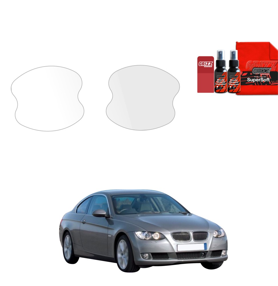 2w1 Folia ochronna pod klamki do BMW 3 E92 Coupe Pre-LCI (2006-2010)