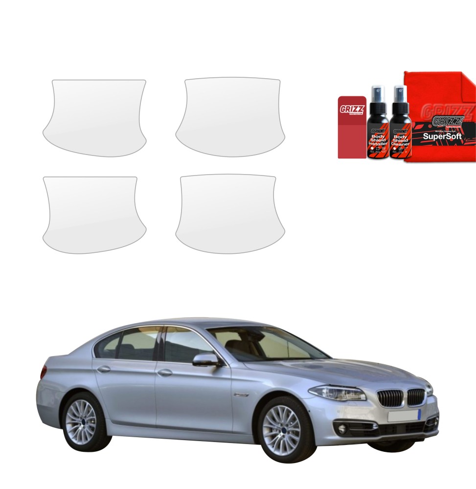 4w1 Folia ochronna pod klamki do BMW 5 F10 Sedan LCI (2012-2017)