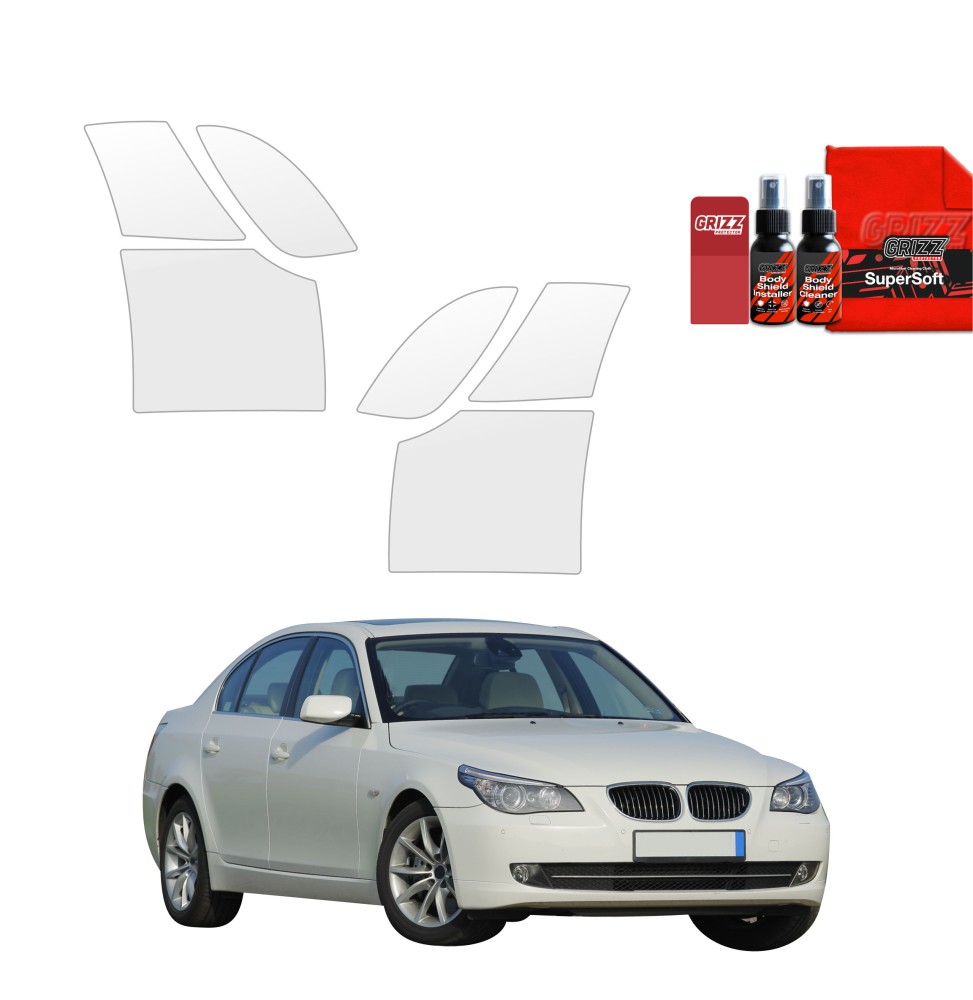 6w1 Folia ochronna na nadkola do BMW 5 E60 Sedan 4D (2007-2010)