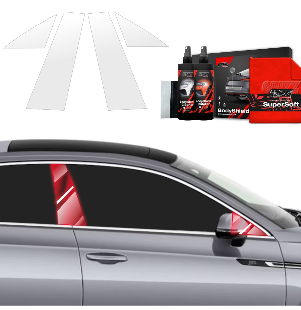 4w1 Folia ochronna na słupki do Volkswagen VW Arteon (2024-2025)