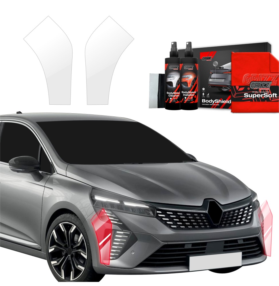 2w1 Folia ochronna na zderzak do Renault Clio (2023-2024)