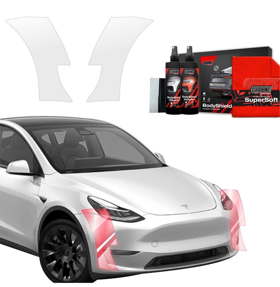 2w1 Folia ochronna na zderzak do Tesla Model Y (2020-2024)