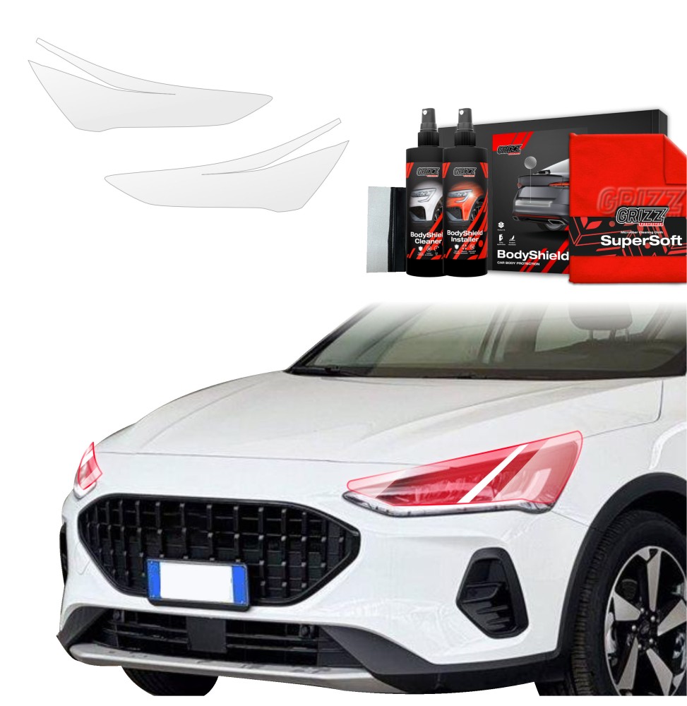 2w1 Folia ochronna na lampy do Ford Focus Active X Kombi Facelift (2021-2025)