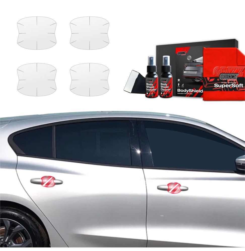4w1 Folia ochronna pod klamki do Ford Focus ST-Line X Hatchback Facelift (2021-2025)