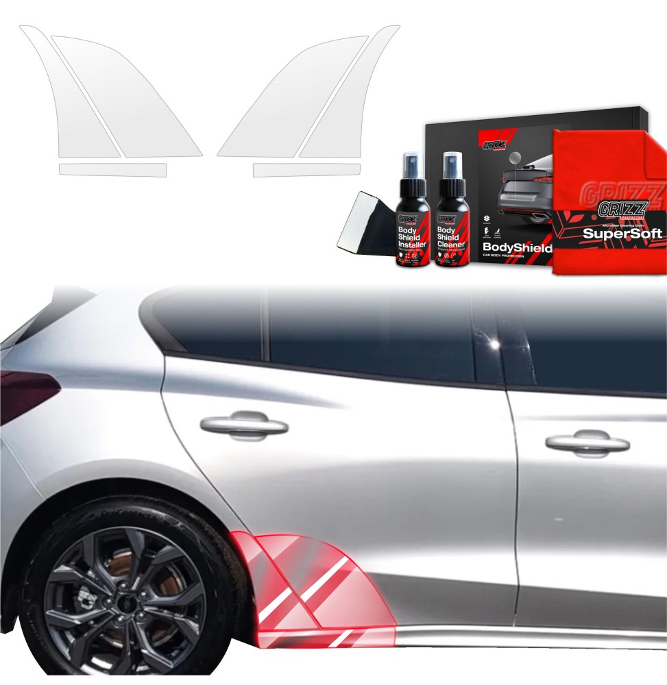 6w1 Folia ochronna na nadkola do Ford Focus ST-Line X Hatchback Facelift (2021-2025)