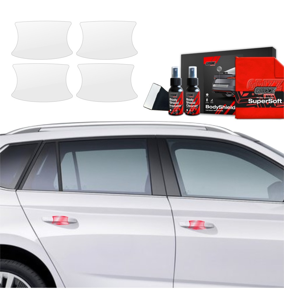 4w1 Folia ochronna pod klamki do Skoda Kamiq (2019-2025)