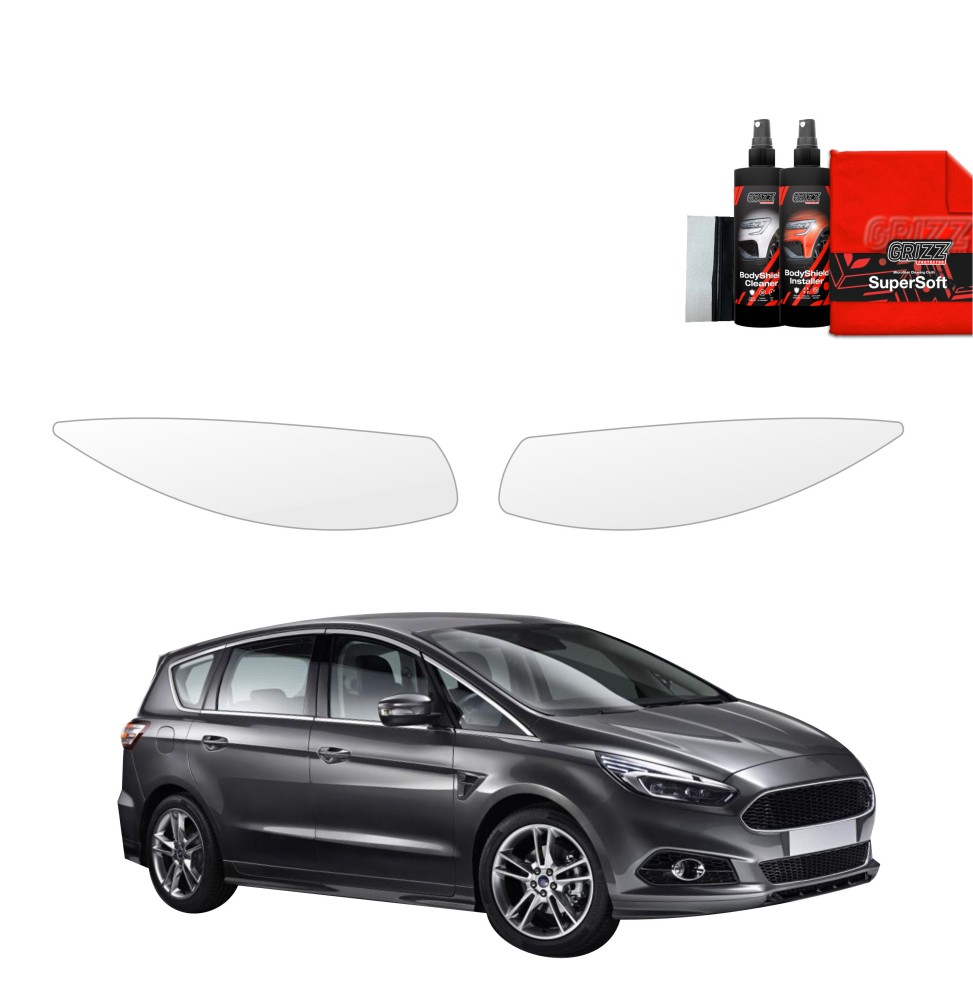 2w1 Folia ochronna na lampy do Ford S-Max MK2 (2015-2019)