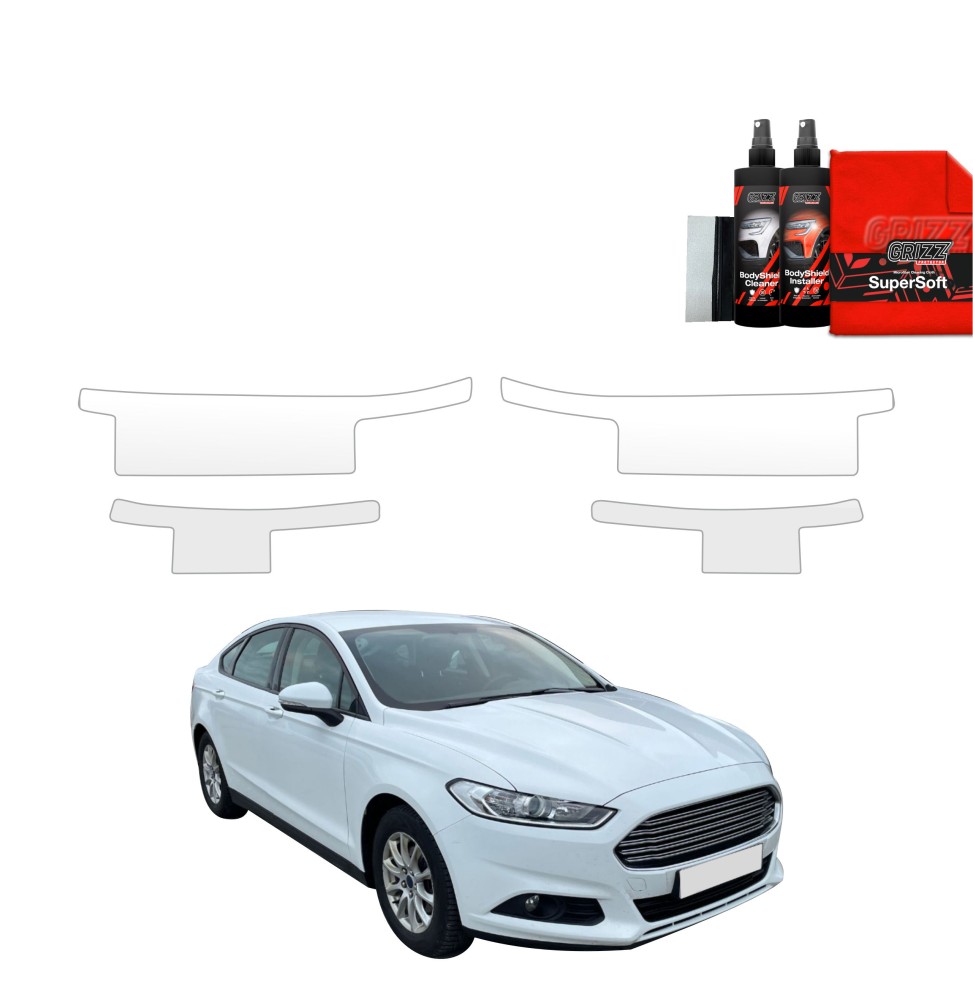 4w1 Folia ochronna na progi do Ford Mondeo Mk5 Sedan (2014-2019)