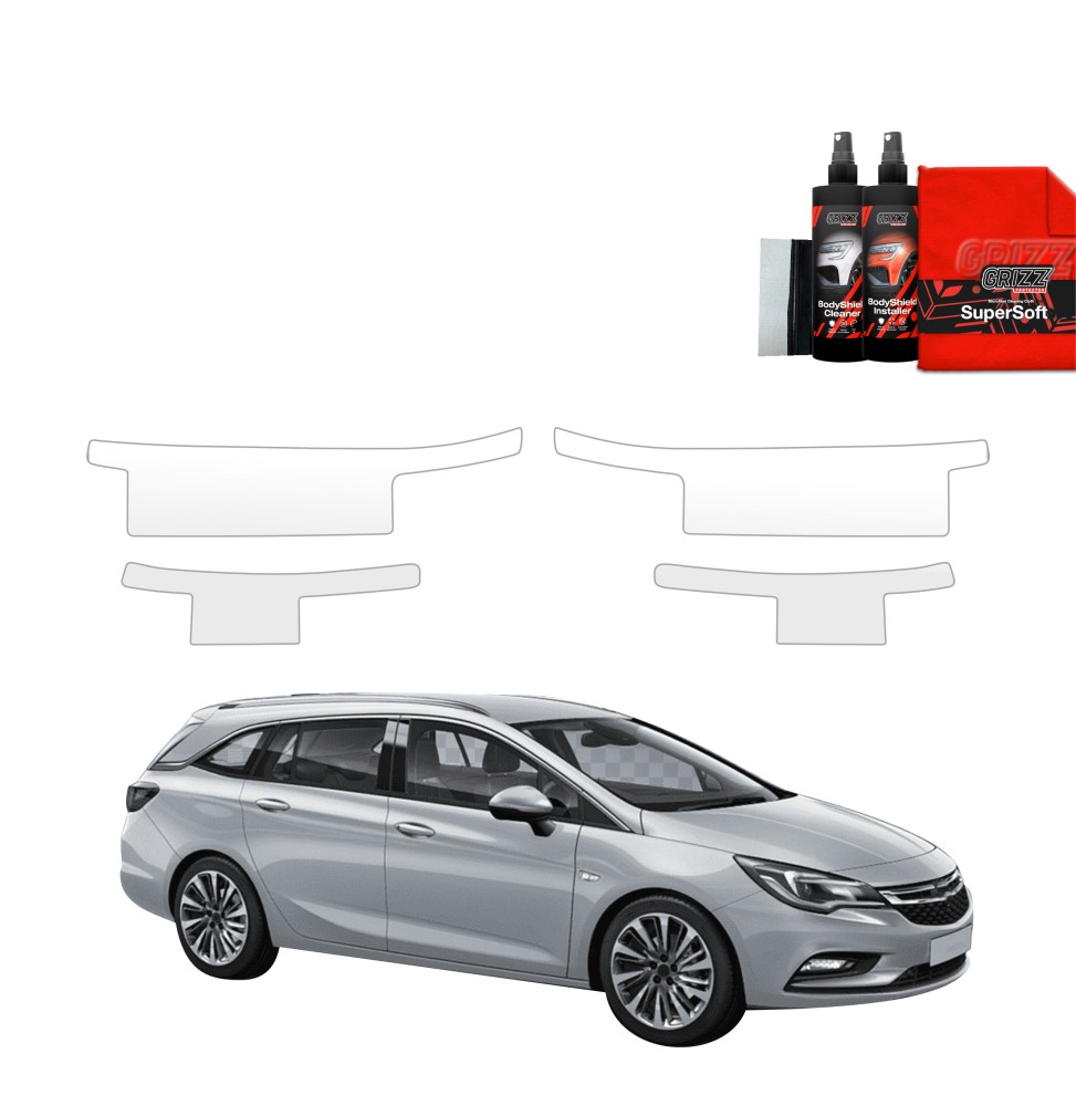 4w1 Folia ochronna na progi do Opel Astra J Kombi 5D (2012-2015)