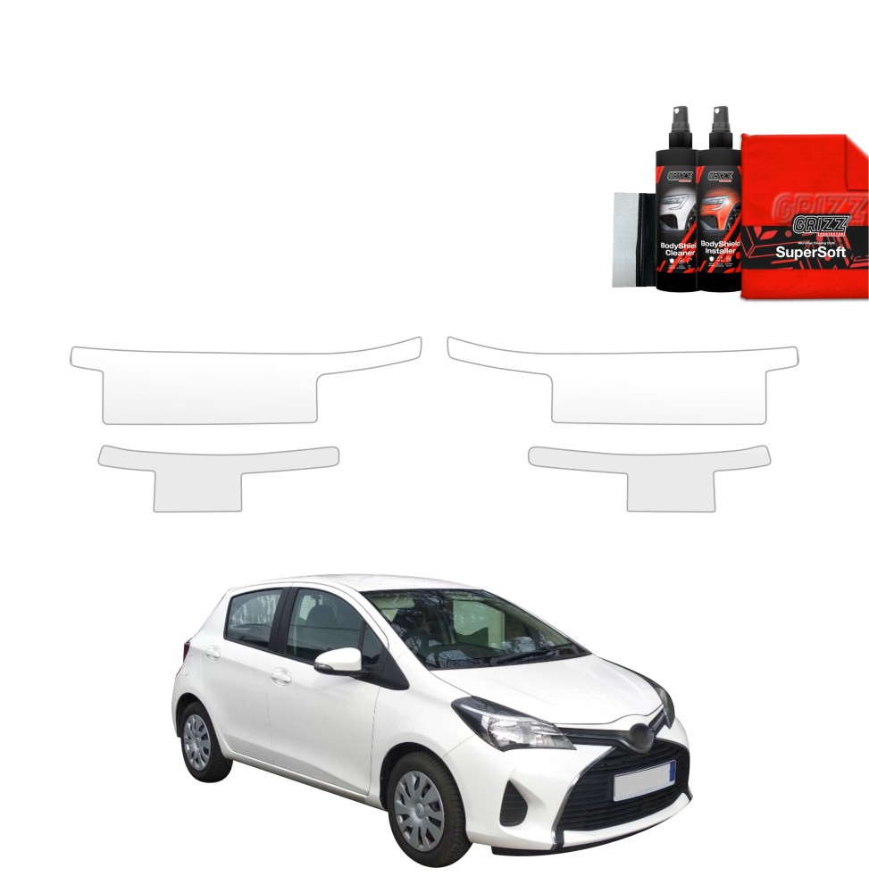 4w1 Folia ochronna na progi do Toyota Yaris (2011-2016)