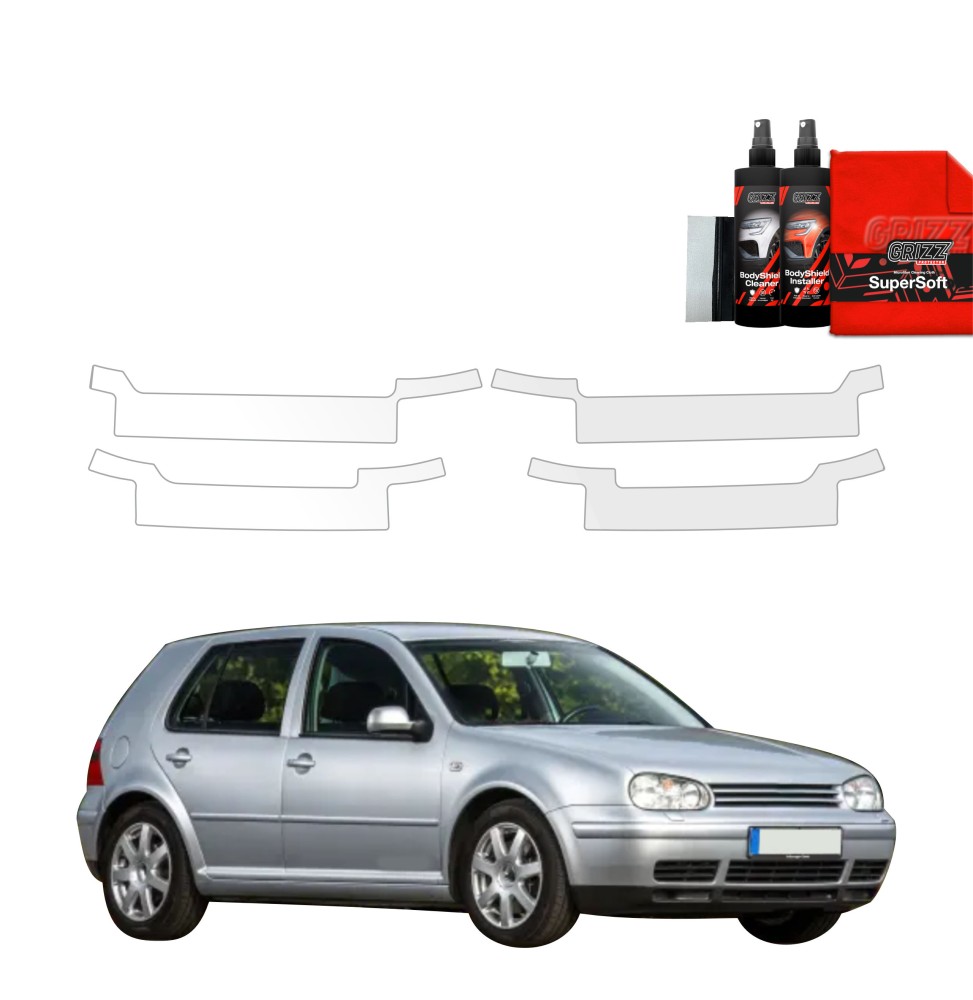 4w1 Folia ochronna na progi do Volkswagen Golf 4 Hatchback 5D (1997-2003)