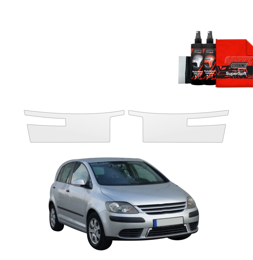 2w1 Folia ochronna na progi do Volkswagen Golf Plus Hatchback 5D (2004-2008)