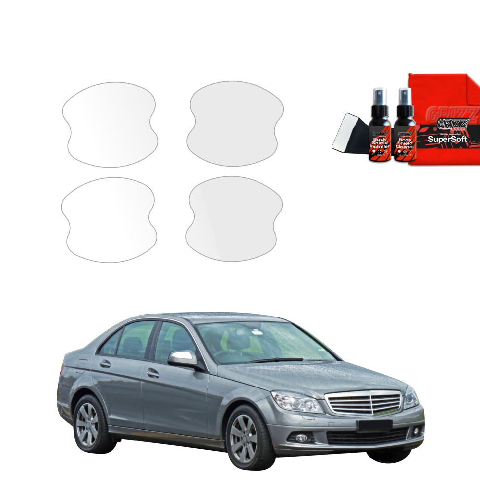 4w1 Folia ochronna pod klamki do Mercedes Benz C Klasa W204 Sedan (2007-2011)