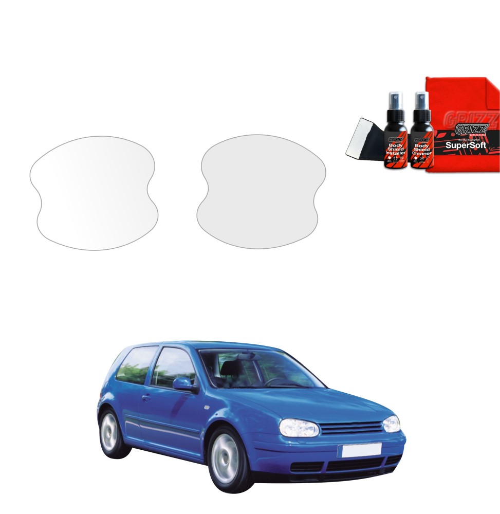 4w1 Folia ochronna pod klamki do Volkswagen Golf 4 Hatchback 3D (1997-2003)