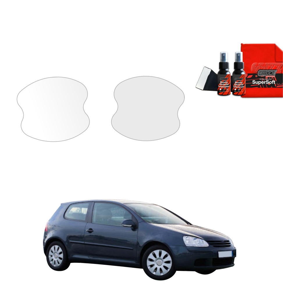 2w1 Folia ochronna pod klamki do Volkswagen Golf 5 Hatchback 3D (2003-2009)
