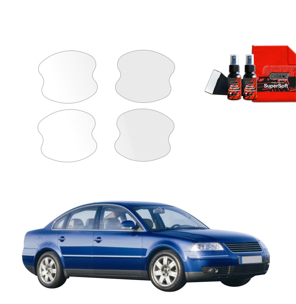 4w1 Folia ochronna pod klamki do Volkswagen Passat B5 Sedan Facelifting (2000-2005)