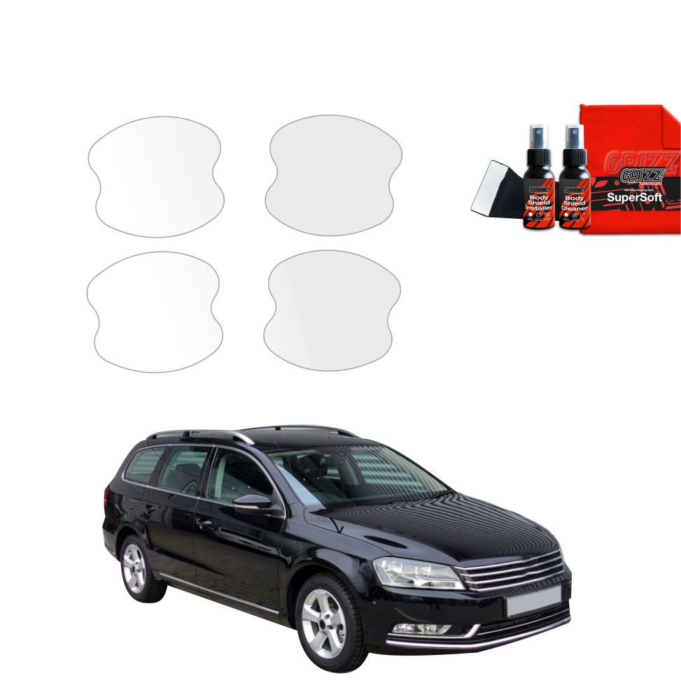 4w1 Folia ochronna pod klamki do Volkswagen Passat B7 Variant (2010-2014)