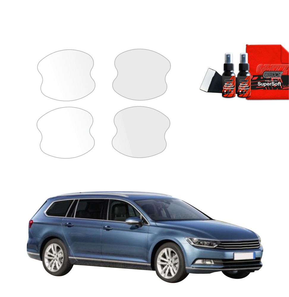 4w1 Folia ochronna pod klamki do Volkswagen Passat B8 Kombi (2014-2022)
