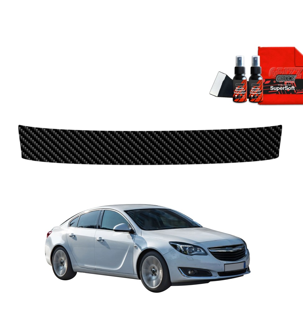Folia karbonowa na próg bagażnika do Opel Insignia A Sedan Facelifting (2013-2017)