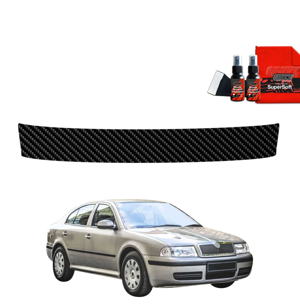 Folia karbonowa na próg bagażnika do Skoda Octavia (1996-2010)