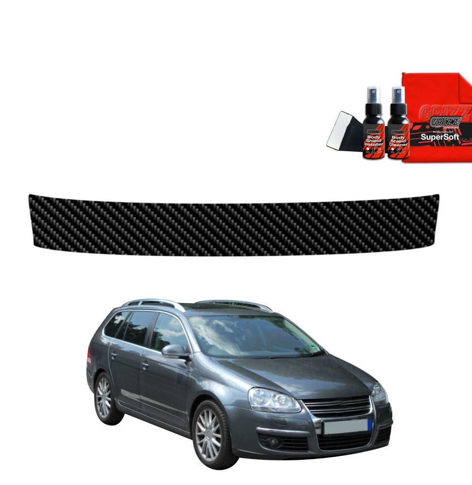Folia karbonowa na próg bagażnika do Volkswagen Golf 5 Variant (2003-2009)