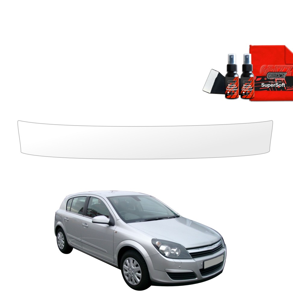 Folia ochronna na próg bagażnika do Opel Astra H Hatchback 5D (2004-2014)