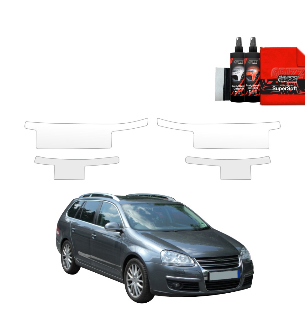 4w1 Folia ochronna na progi do Volkswagen Golf 5 Variant (2003-2009)