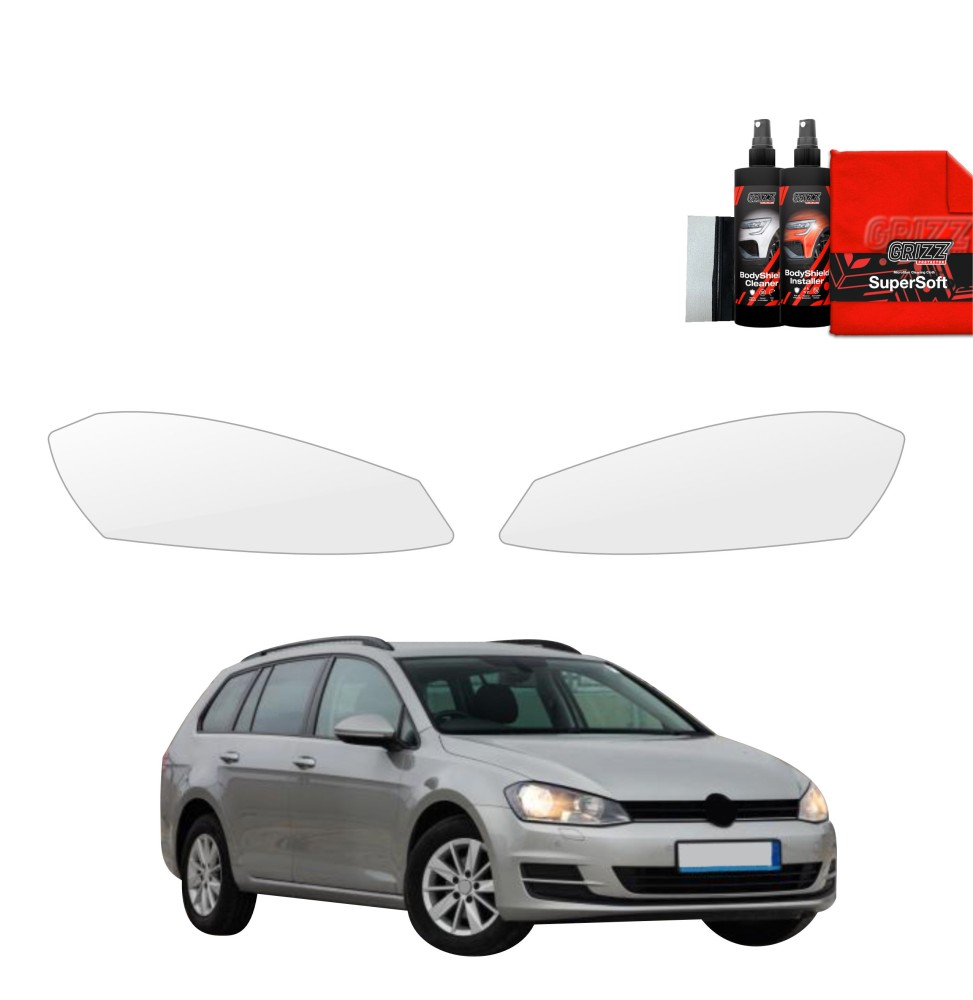 2w1 Folia ochronna na lampy do Volkswagen Golf 7 Variant (2013-2020)
