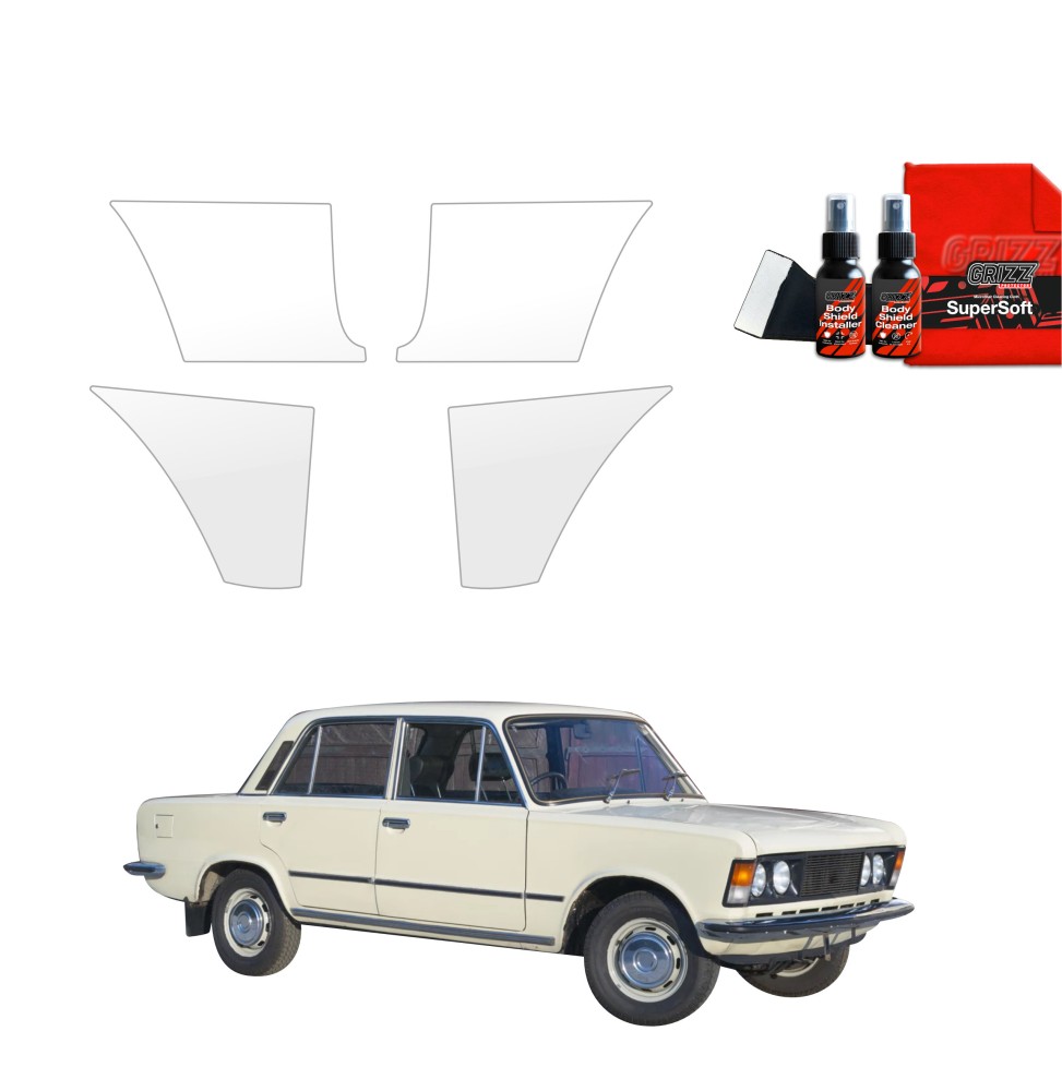 4w1 Folia ochronna na nadkola do Fiat 125P (1967-1991)