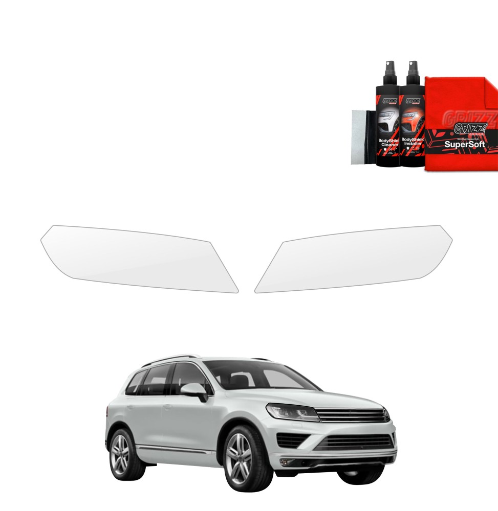 2w1 Folia ochronna na lampy do Volkswagen VW Touareg (2014-2018)