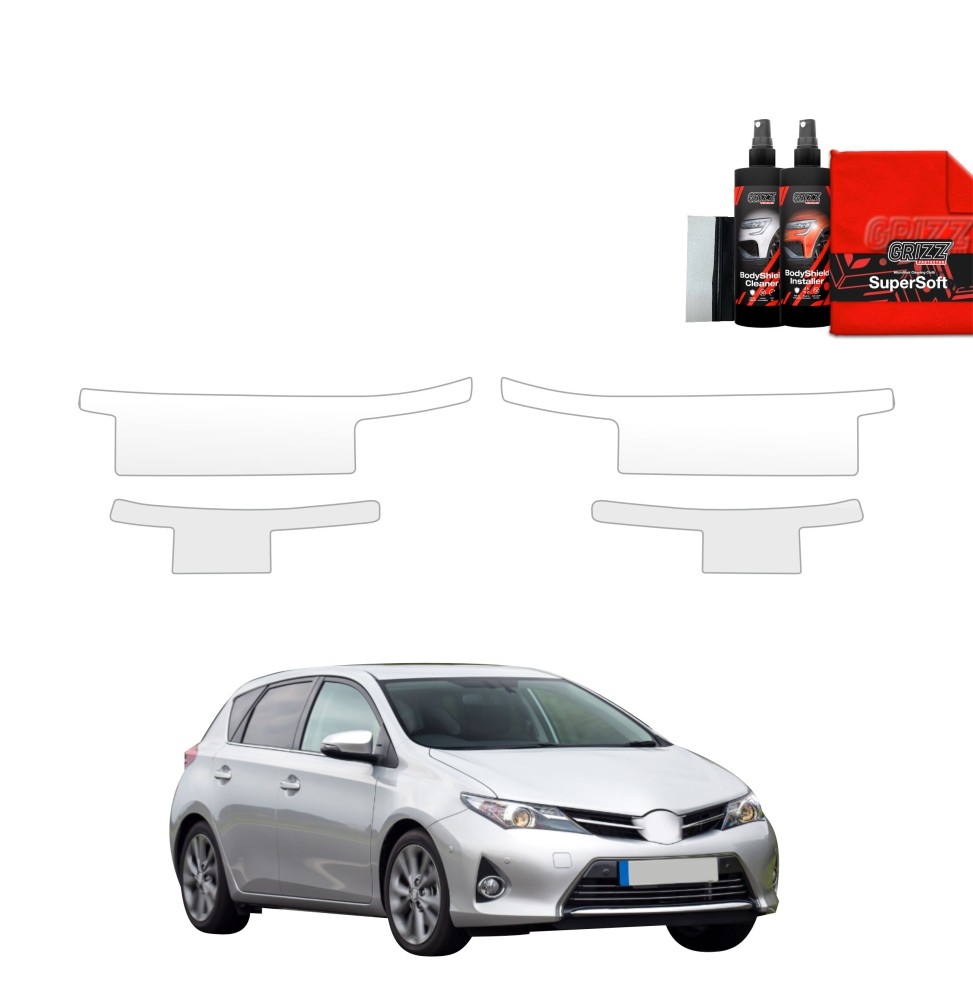 4w1 Folia ochronna na progi do Toyota Auris (2012-2015)