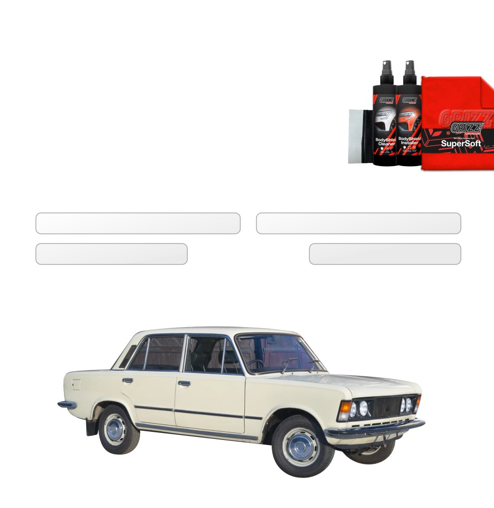 4w1 Folia ochronna na progi do Fiat 125P (1967-1991)
