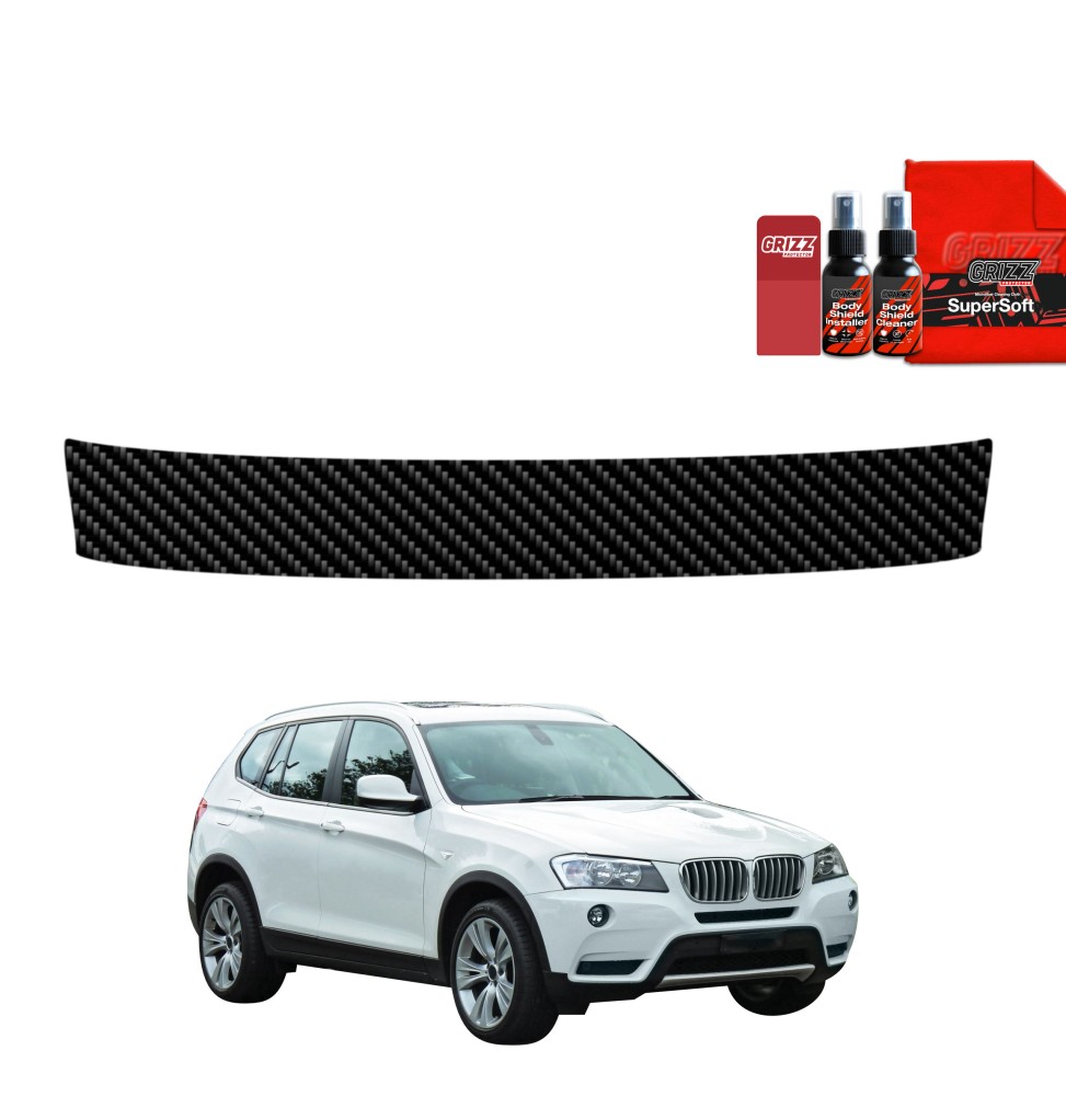 Folia karbonowa na próg bagażnika do BMW X3 F25 (2010-2014)