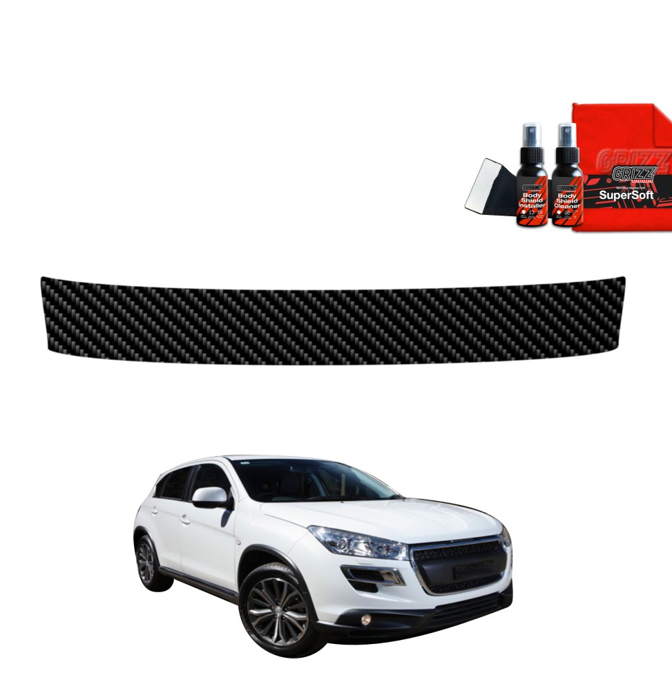Folia karbonowa na próg bagażnika do Peugeot 4008 (2012-2017)